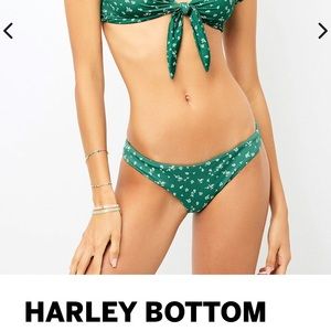 ISO - Frankie’s Bikinis Harley Bottom Green Ditsy